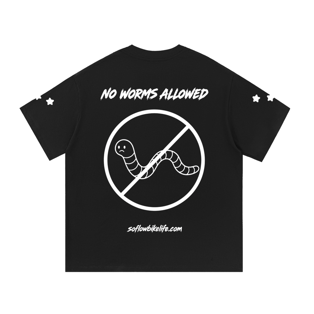 No worms allowed tee shirt